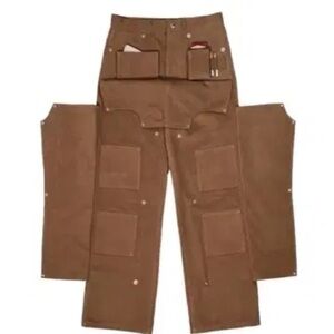 NWT Egnarts Men’s Brown Utility Work Pants w/Hidden Tool Pockets SZ: M